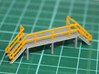 N Scale Train Crew Platform 3d printed Painted version in Frosted Ultra Detail