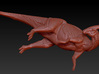 1/40 Parasaurolophus - Dust Bath 3d printed Zbrush render