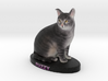 Custom Cat Figurine - Fuzzy 3d printed 