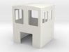 F Scale critter cab 3d printed White Strong & Flexible