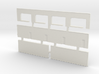 Strip Mall Walls 2 Z Scale 3d printed 