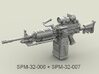1/32 SPM-32-006 m249 MK48mod0 7,62mm machine gun 3d printed 