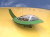 Jetsons Hull Solid 3d printed The Jetsons car with R/C airplane canopy