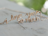 "i love you so much" Pendant 3d printed Raw Bronze